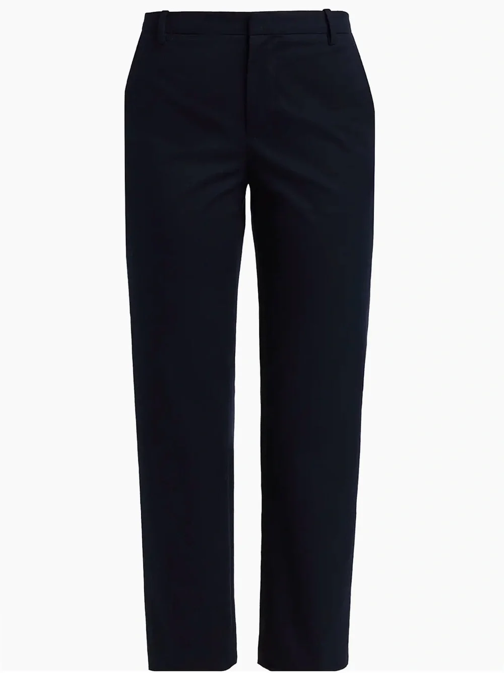 NWT Vince Women’s Side Strap Navy Mid Rise Trouser Pants, Size 12